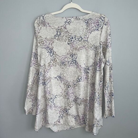 Pure Jill women’s M modal cotton blend floral pop over tunic blouse summ… - Picture 11 of 16